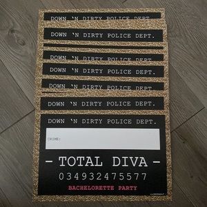 Bachelorette party mug shot set of 20